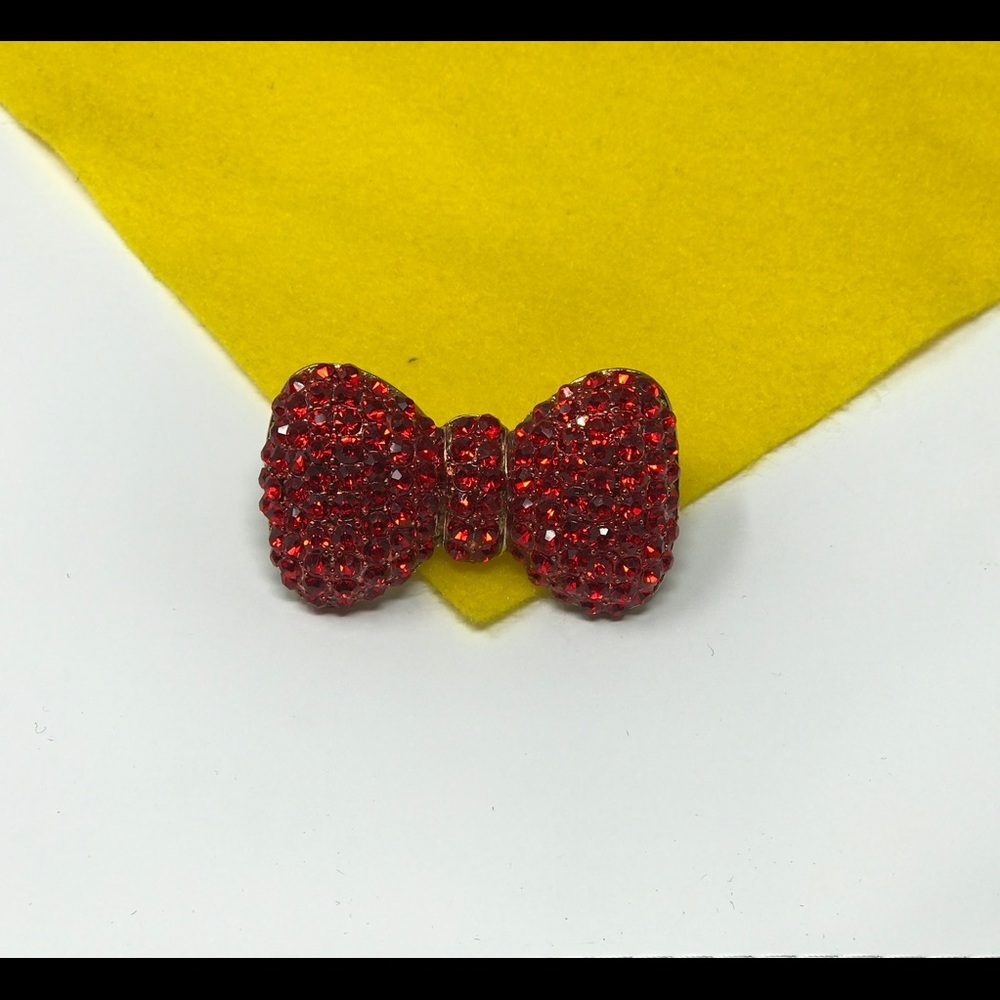 🎀NEW Large Red Bow Ring - Picture 3 of 4